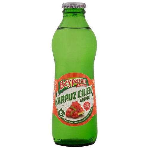Beypazarı Karpuz natuurlijk mineraalwater met watermeloen- en aardbeiensmaak.